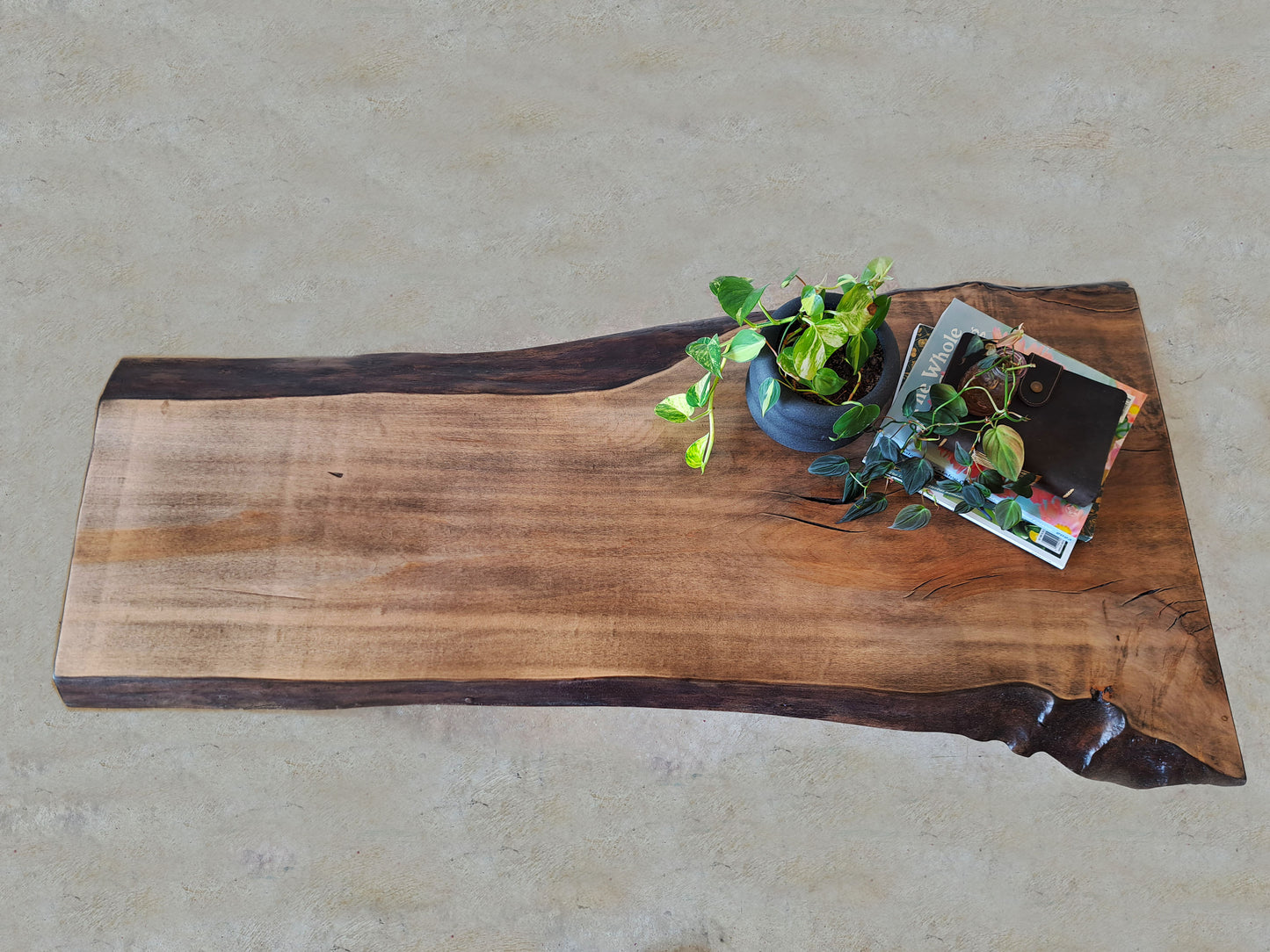 Custom Live Edge Maple Coffee Table