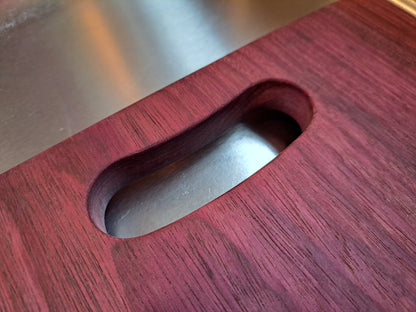 Purple Heart Cutting Board & Rocker Set