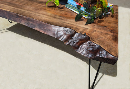 Custom Live Edge Maple Coffee Table