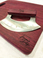 Purple Heart Cutting Board & Rocker Set