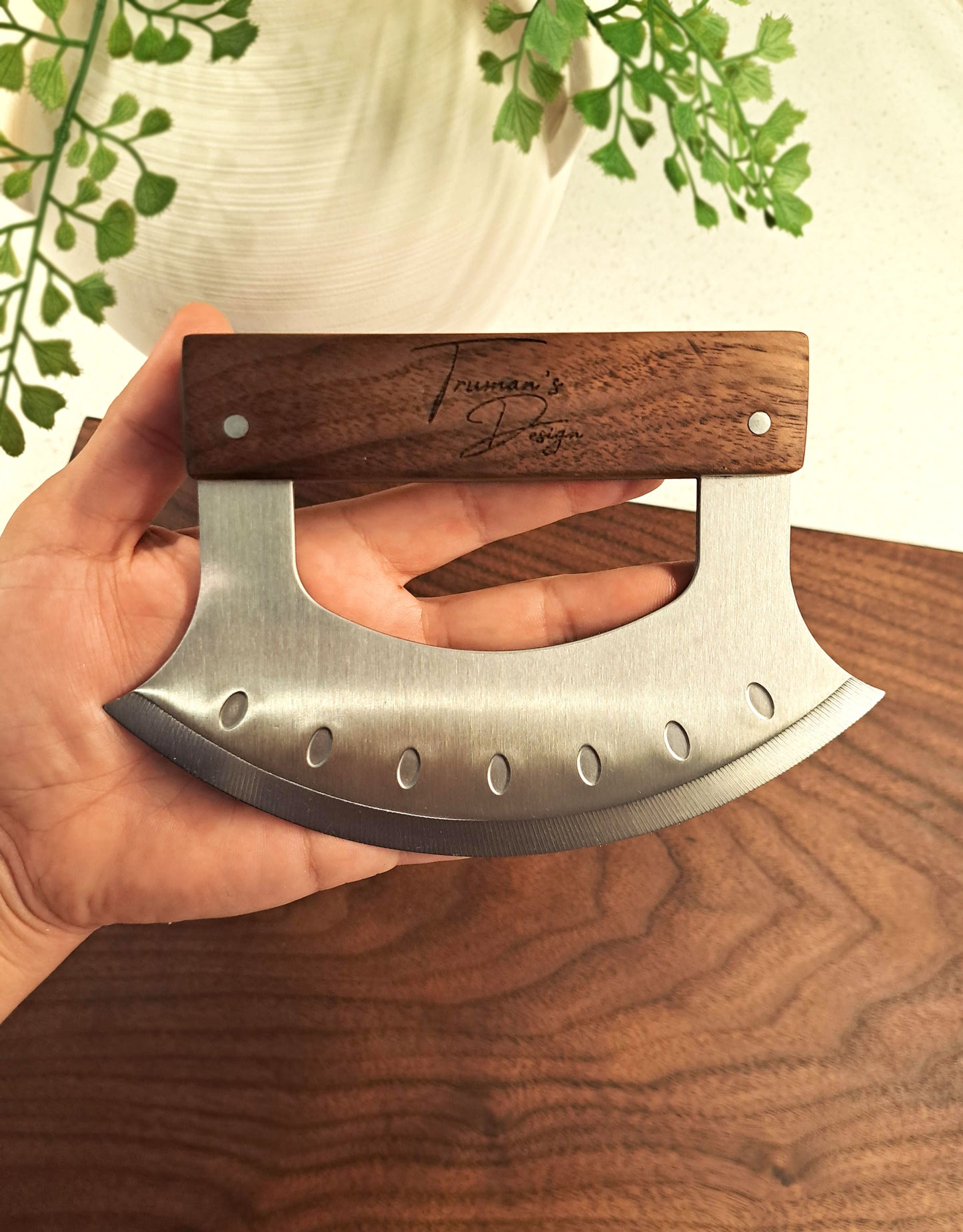Walnut Cutting Board & Rocker Set