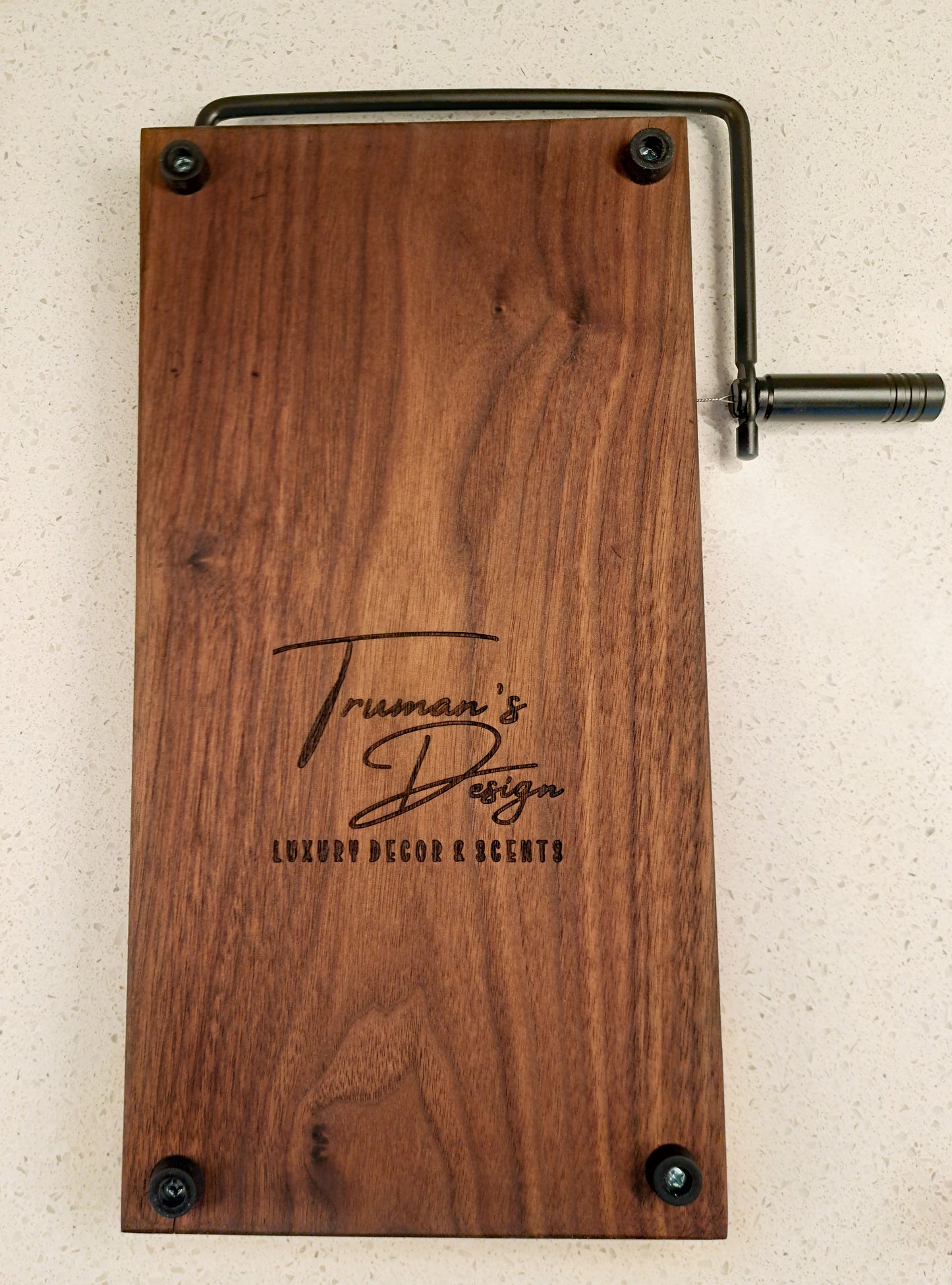 Walnut Cheese Board with Cutter