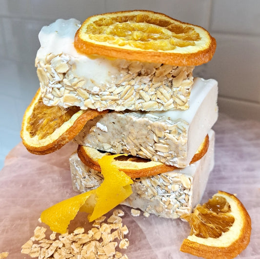 Oatmeal Citrus Goat Milk Bar Soap